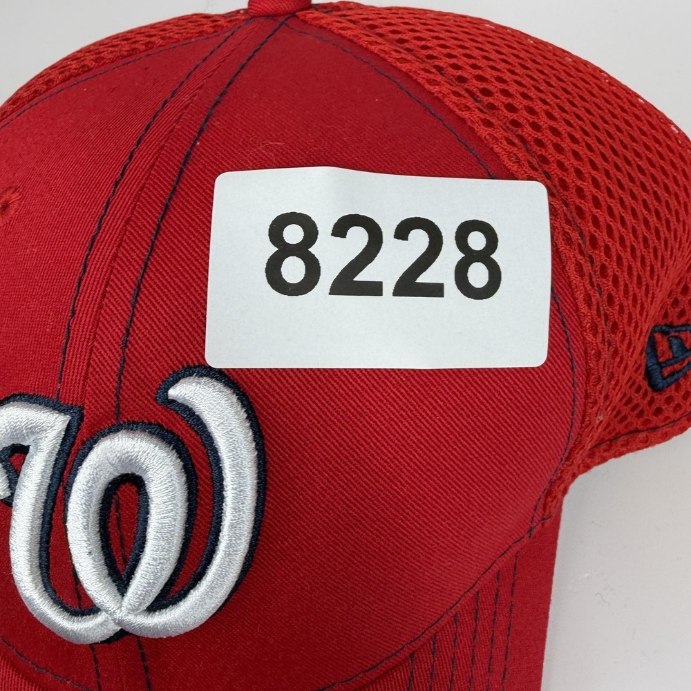 Washington Nationals Hat Cap Fitted Mens S/M Red MLB Baseball 39THIRTY New Era - Picture 15 of 15